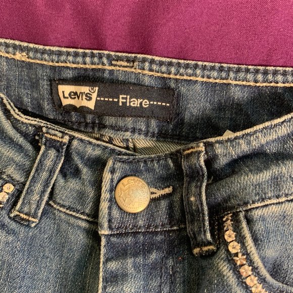 Levi's Jeans baby 18 months stars flare - Picture 4 of 8